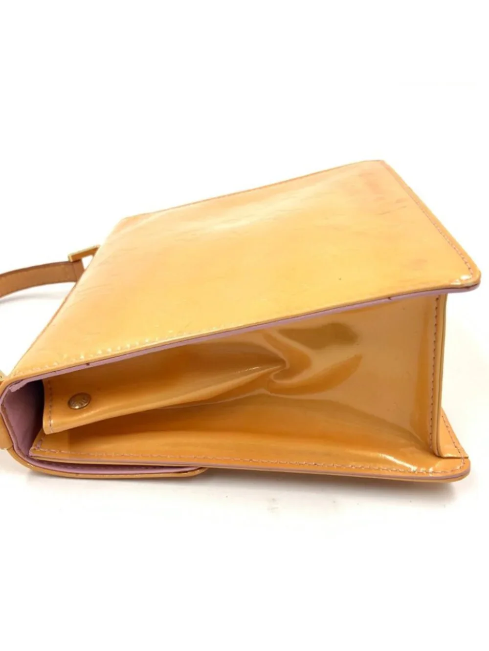Louis Vuitton Monogram Vernis Spring Street Tote Yellow Delivery As
